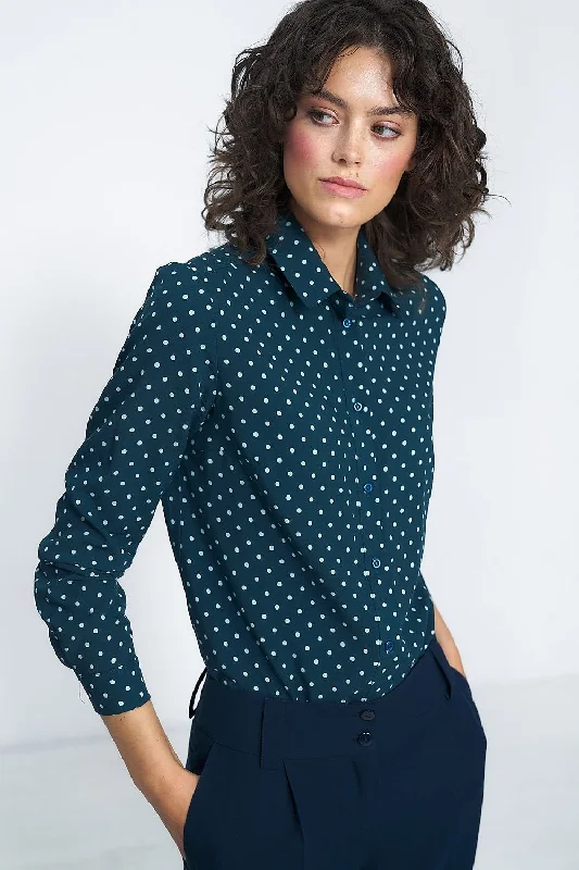 Long sleeve shirt Nife Casual Slouchy Short Sleeve