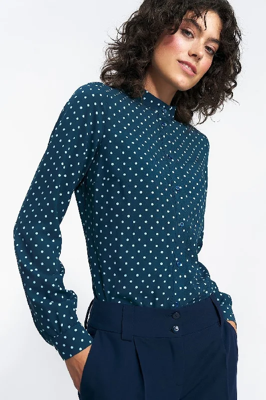 Long sleeve shirt Nife Trendy Floral Short Sleeve