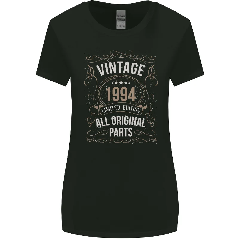 29th Birthday Limited Edition 1994 Womens Wider Cut T-Shirt Spandex Blend Rayon Blend Denim Blend