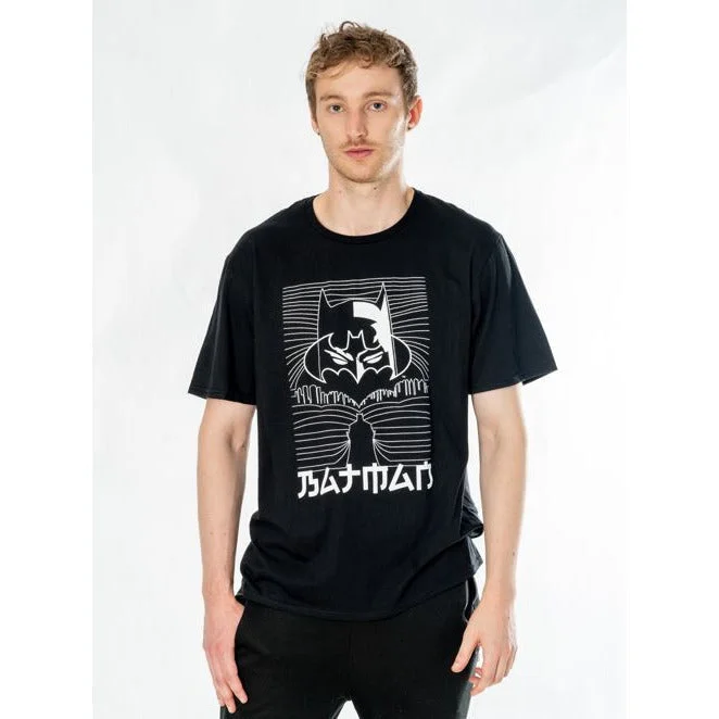 Batman Black Adult Anime City T-Shirt DC Elegant Classic Vintage