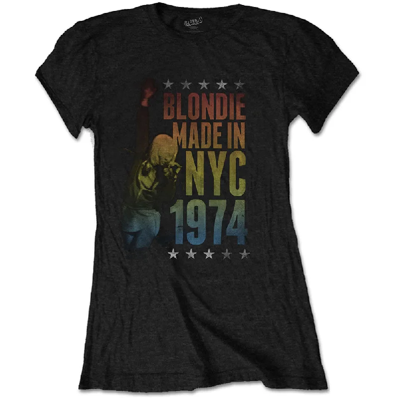 Blondie Ladies T-Shirt: Made in NYC Terry Blend Velvet Blend Canvas Blend