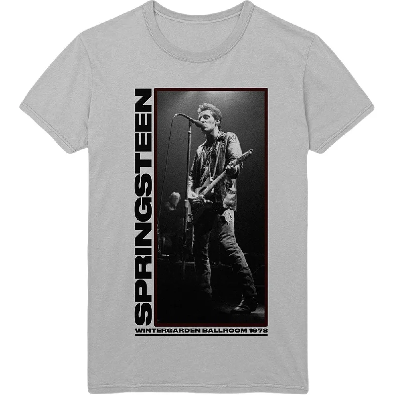 Bruce Springsteen | Official Band T-Shirt | Wintergarden Photo Oversized T-Shirt Spandex breathable