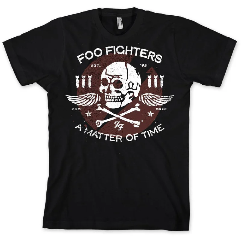 Foo Fighters | Official Band T-Shirt | Matter of Time Collared Crew Neck Turtle Neck