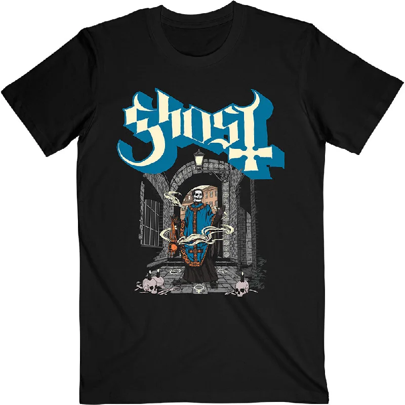 Ghost | Official Band T-Shirt | Incense Thin T-Shirt Open Front Quick Dry