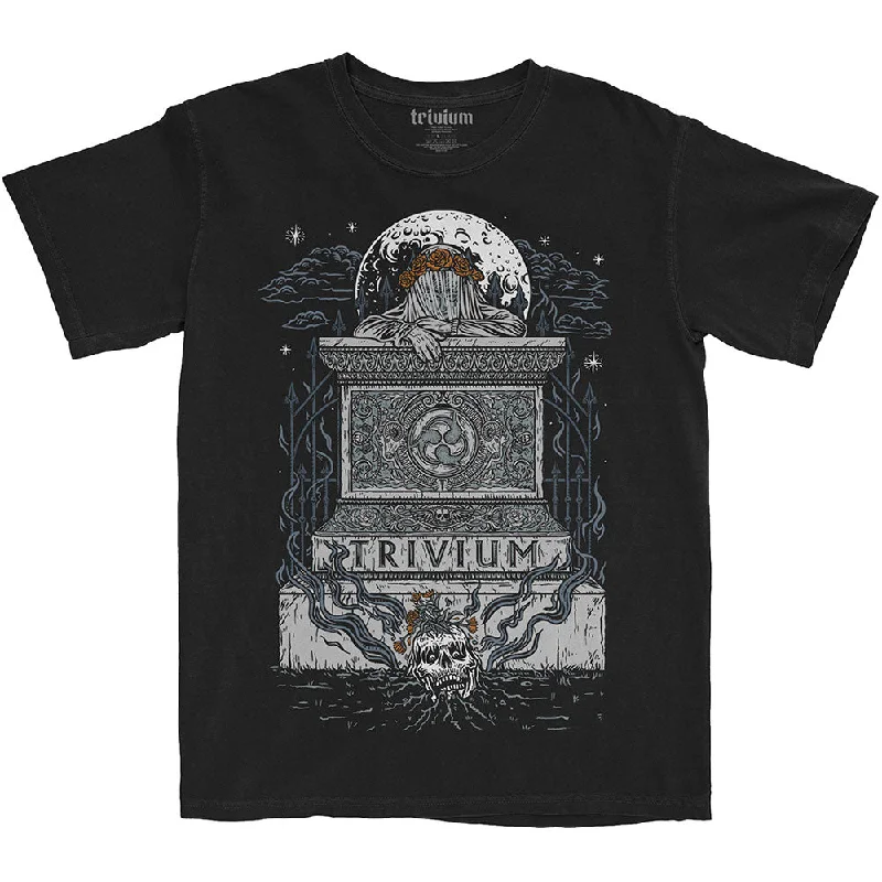 Trivium | Official Band T-Shirt | Tomb Rise Plaid T-Shirt Polka Dot Checkered