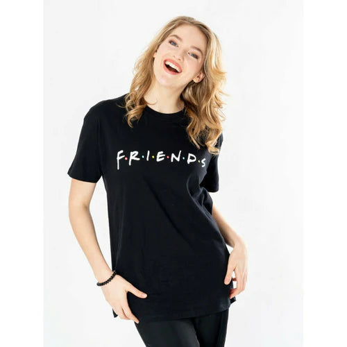 Friends Mens Black How You Doin? T-Shirt Adult Jersey Fabric Tulle Fabric Batik Fabric