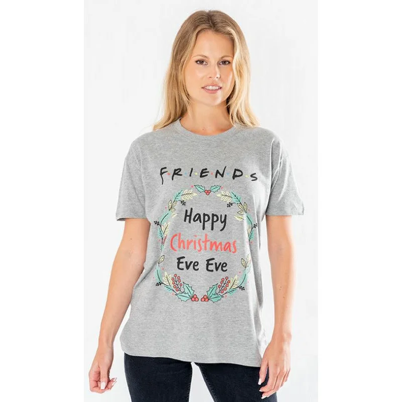 Friends TV Show Xmas Eve Unisex T-Shirt Adult Handmade Hand-knitted Hand-woven