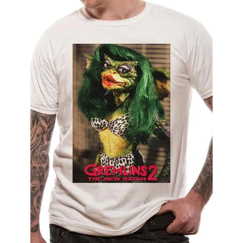 Gremlins Greta Unisex T-Shirt Adult Collared T-Shirt Boat Neck A-Line