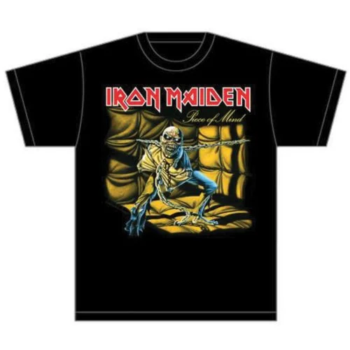 Iron Maiden | Official Band T-Shirt | Piece of Mind Iron Safe Non-Iron Wrinkle Free