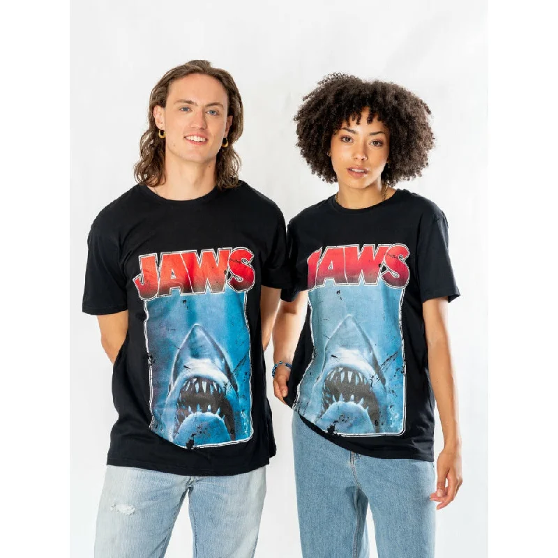 Jaws Shark Below T-Shirt Adult Elegant Classic Vintage