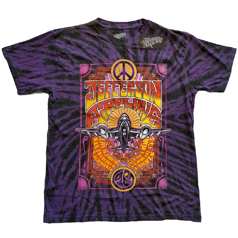 Jefferson Airplane | Official Band T-shirt | Live in San Francisco, CA (Wash Collection) Mesh Blend Leather Blend Suede Blend