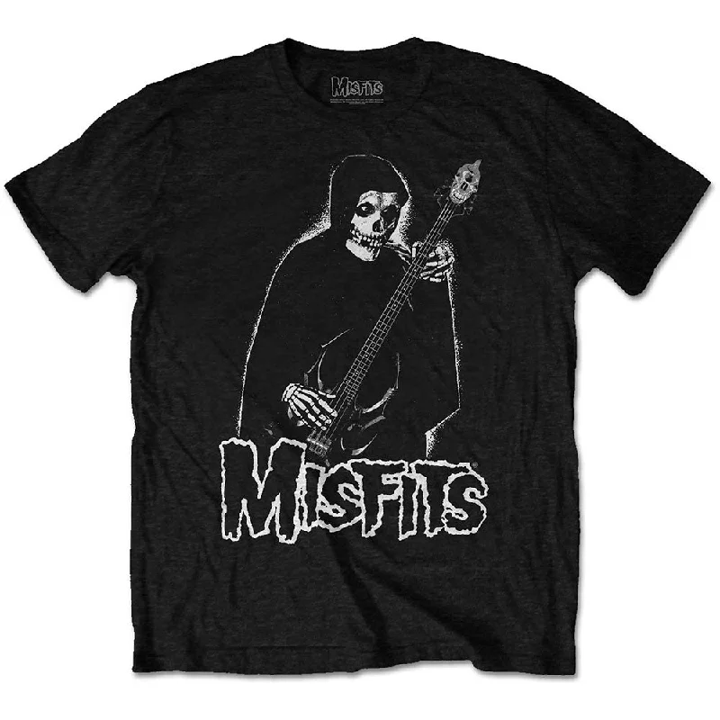 Misfits | Official Band T-Shirt | Bass Fiend Fitted T-Shirt Seamless Stretchy