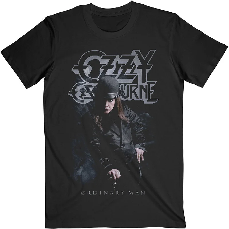 Ozzy Osbourne | Official Band T-Shirt | Ordinary Man Standing Front Pockets Side Pockets Patch Pockets