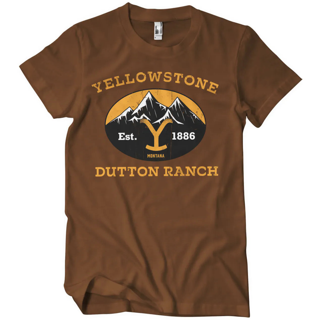 Yellowstone | Official Band T-Shirt | Montana Est. 1883 Plaid T-Shirt Polka Dot Checkered