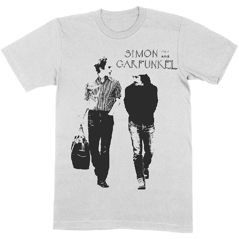 Simon & Garfunkel | Official Band T-Shirt | Walking Terry Blend Velvet Blend Canvas Blend