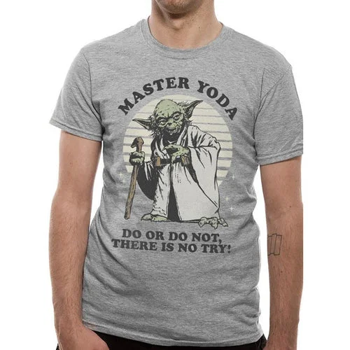 Star Wars Yoda Unisex T-Shirt Adult Ribbed T-Shirt High Neck Heavyweight