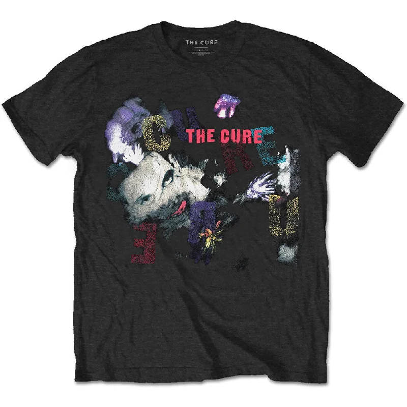 The Cure | Official Band T-Shirt | The Prayer Tour 1989 (Back Print) Nylon Fabric Polyester Fabric Spandex Fabric