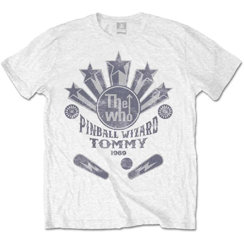 The Who | Official Band T-Shirt | Pinball Wizard Flippers Beaded Sequined Faux Fur