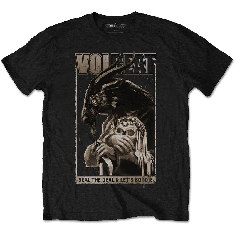 Volbeat | Official Band T-Shirt | Boogie Goat Fitted T-Shirt Seamless Stretchy