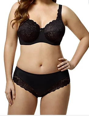 ELILA 2311 FULL COVERAGE STRETCH LACE UNDERWIRE BRA Soft Strapless Bra