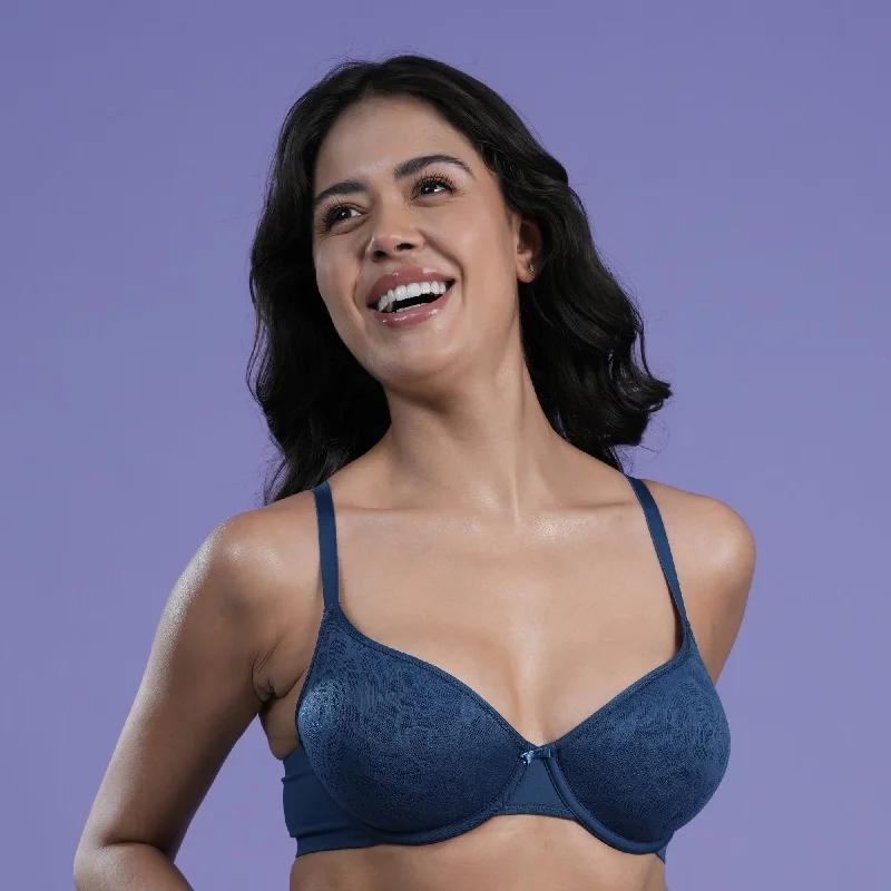 Padded Wired Full Coverage Spacer Cup Bra- Ultra Light Cups-CB-138 Stylish Strapless Bra