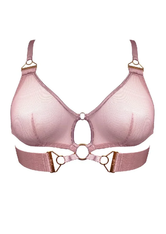 Kora Soft Cup Bra; Rose - Bordelle Casual Bralette Set