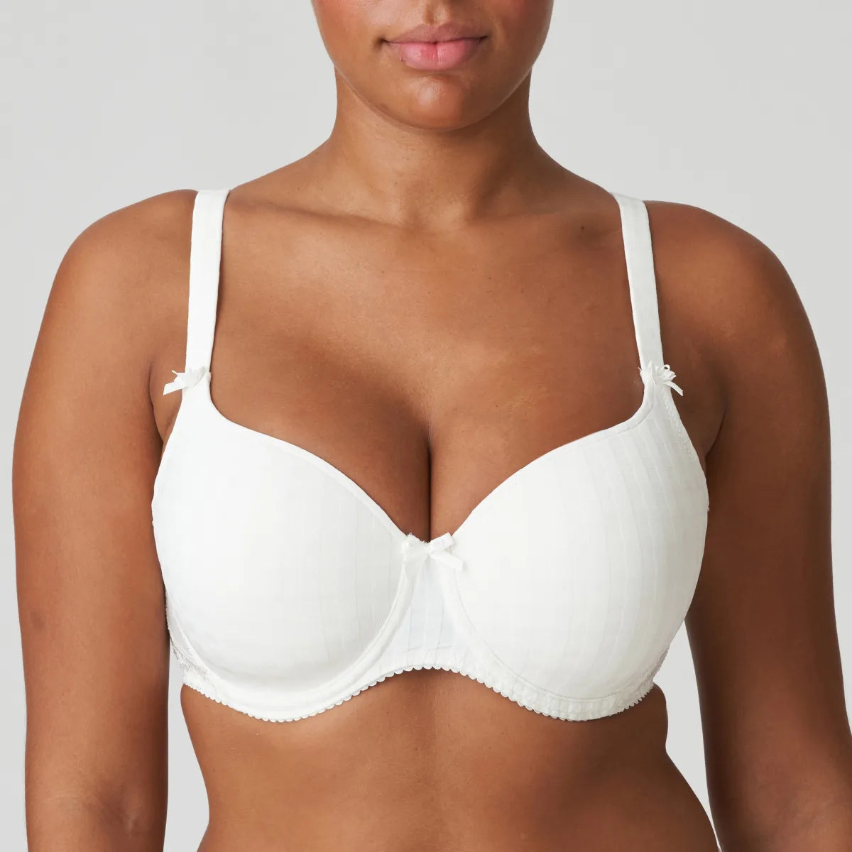 Madison Padded Heart Shape Bra In Natural - Prima Donna Smooth Stretch Bra