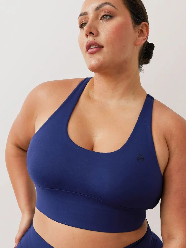 NKD Arch Sports Bra - Navy Lightly Padded Bra