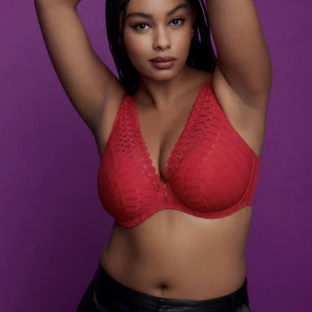 Prima Donna Los Ayala Half Padded Bra 0142434 in Sangria Light Seamless Bra