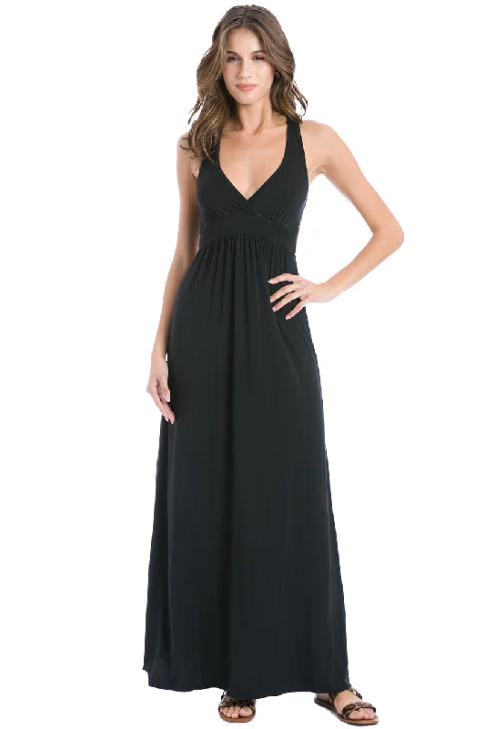 Drop Back Maxi Dress Fashionable Halter Neck Maxi Dress