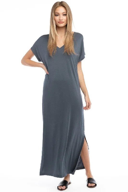 Everyday T Maxi Dress Cozy Ribbed Maxi Dress