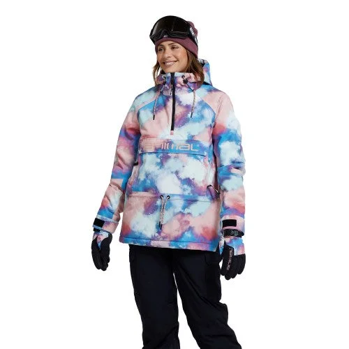 Animal Womens/Ladies Snowstorm Overhead Ski Jacket Striped Jacket Polka Dot Jacket Floral Jacket