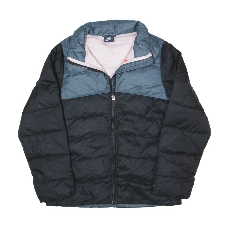 NIKE Down Insulated Puffer Jacket Black Womens M Corduroy Jacket Velvet Jacket Brocade Jacket