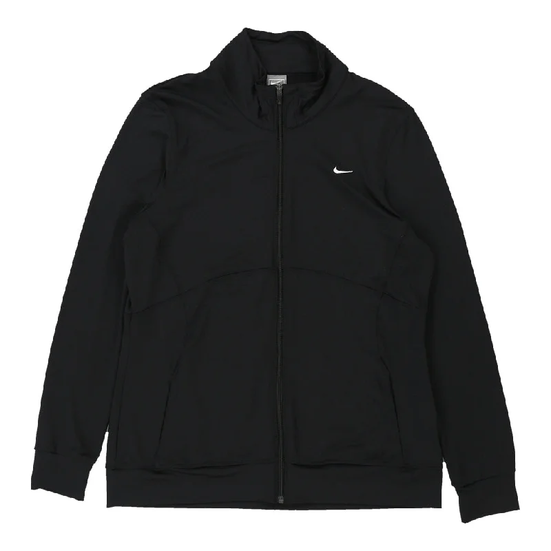 Nike Track Jacket - XL Black Polyester Nylon Jacket Polyester Jacket Spandex Jacket