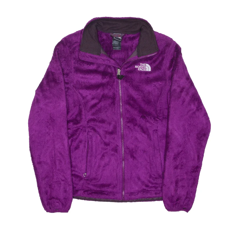 THE NORTH FACE Fleece Jacket Purple Womens S Zippered Jacket Buttoned Jacket Snapped Jacket