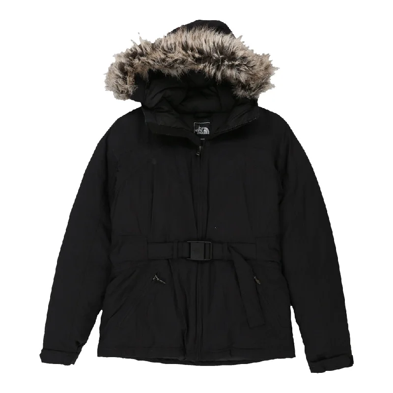 The North Face Jacket - Small Black Down And Feather Lace Jacket Ribbed Jacket Sequined Jacket