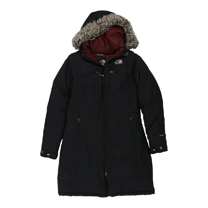 The North Face Jacket - Small Black Down Toggled Jacket Drawstring Jacket Belted Jacket