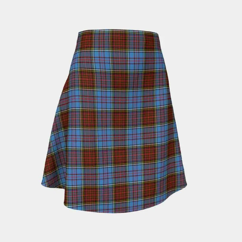 Anderson Modern Tartan Flared Skirt pencil skirt chic