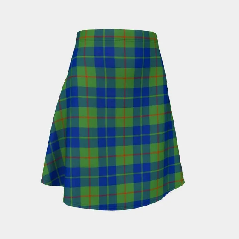 Barclay Hunting Ancient Tartan Flared Skirt leather skirt bold